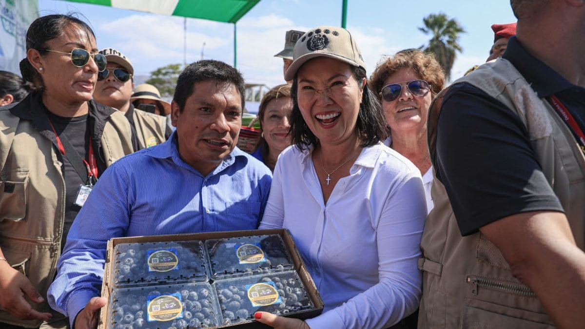 Keiko Fujimori visitó La Libertad con el agro y El Niño en la agenda